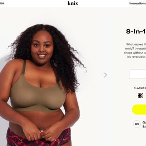 Knix brand 8-in-1 Evolution reversible bra
